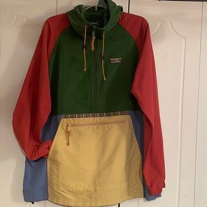 L.L. Bean women's Mountain Classic pull over Anorak jacket size XL NWT